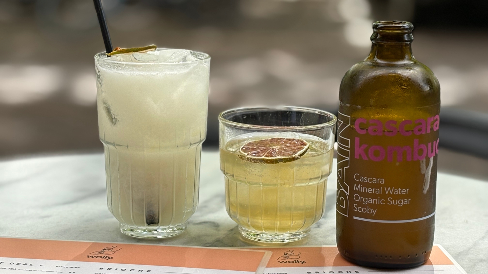 Brazilian lemonade en kombucha